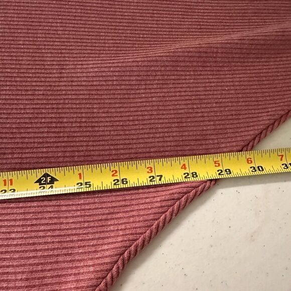 PST Pink long sleeve ribbed crop sweater - Picture 7 of 8